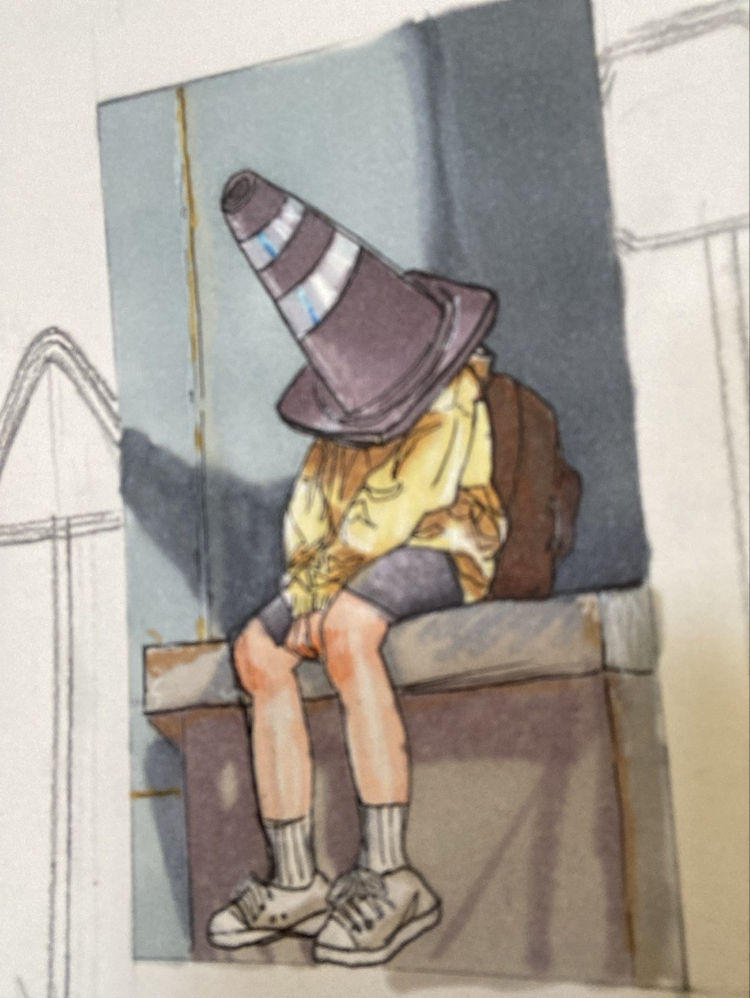 Dessin de A pour témoignage